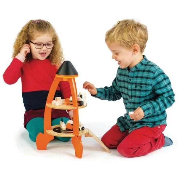 Jouet En Bois Grande Fusée Cosmique Tender Leaf Toys® - Jouets En Bois – Image 2
