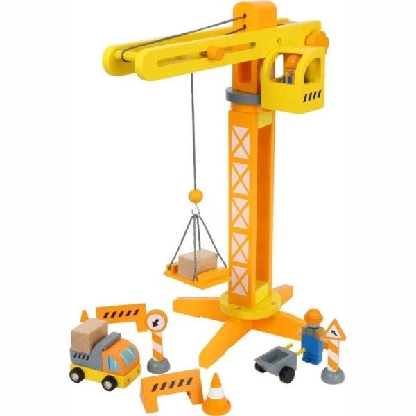Jouet En Bois Grue & Accessoires De Chantier Small Foot By Legler® - Jouets En Bois