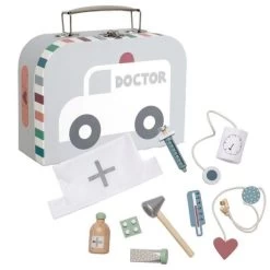 Jouet En Bois Malette Du Docteur GriseJabadabado® - Jeux Bois Enfants