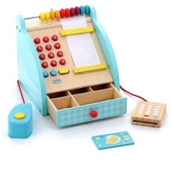Jouet En Bois Marchande Caisse Enregistreuse 'Jour De Marché'Vilac®- Jouets D'imitation En Bois