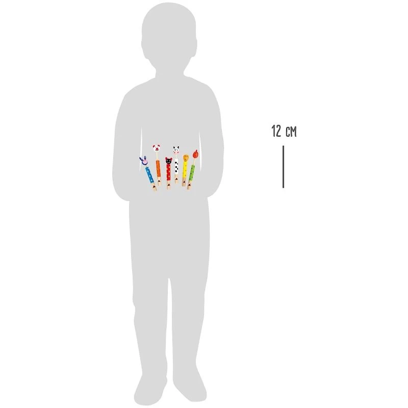 Jouet En Bois Pipeaux Animaux Small Foot By Legler® Set De 6 Flûtes - Jouets Musicaux – Image 3