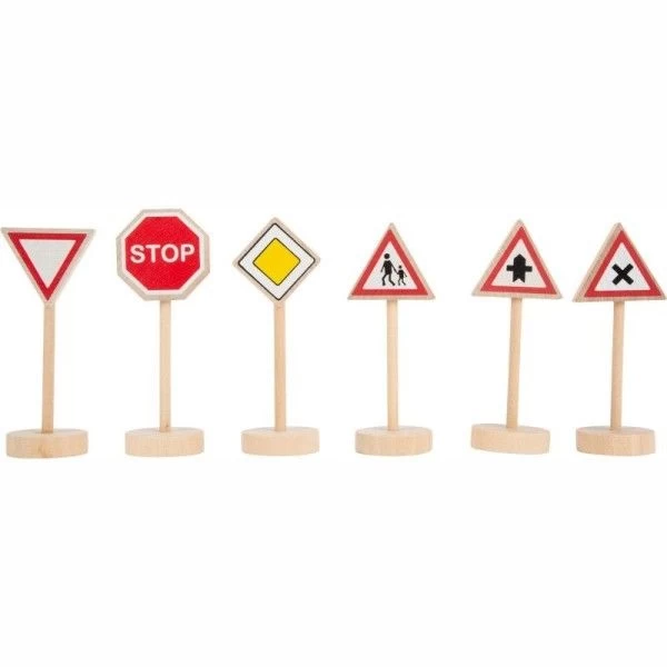 Jouet En Bois Set De Panneaux De Signalisation 25 Pièces Small Foot By Legler® - Petites Voitures – Image 5