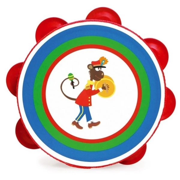 Jouet En Bois Tambourin Déco Fanfare Scratch® - Jouet En Bois – Image 2