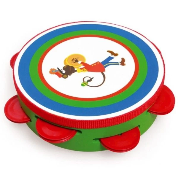 Jouet En Bois Tambourin Déco Fanfare Scratch® - Jouet En Bois