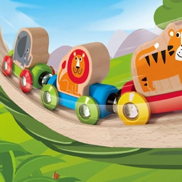 Jouet En Bois Train De La Jungle Hape®- Jouets En Bois – Image 5