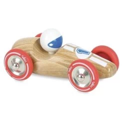 Jouet En Bois Voiture De Course Grand Modèle Naturel Vilac® - Jouets En Bois France