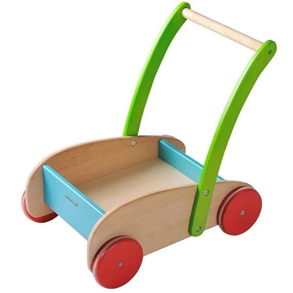 Jouet EverEarth® Chariot De Marche Avec Cubes Abécédaire (EN) - Jouets Bois – Image 3