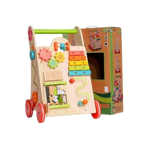 Jouet EverEarth Chariot De Marche Multi-activités - Jouets Bois – Image 4