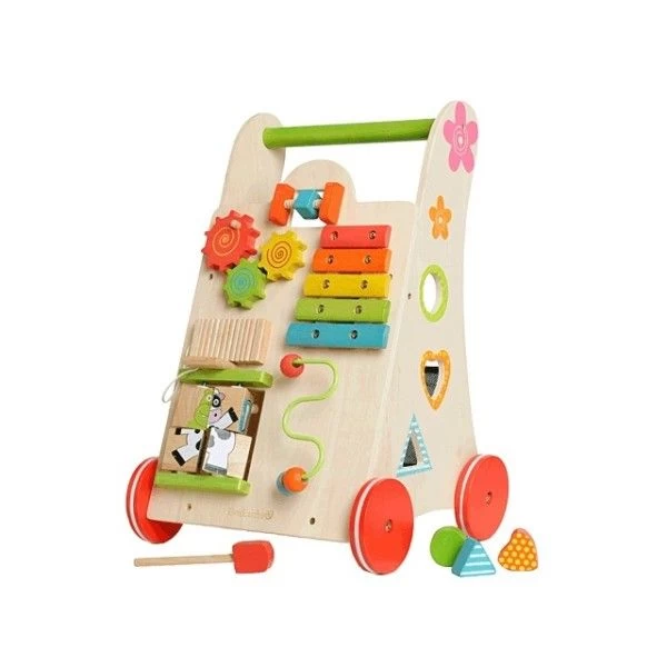Jouet EverEarth Chariot De Marche Multi-activités - Jouets Bois