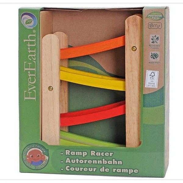 Jouet Rampe De Course Petites VoituresEverEarth® - Jouets Bois – Image 2