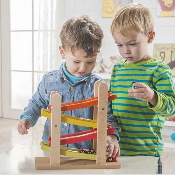 Jouet Rampe De Course Petites VoituresEverEarth® - Jouets Bois – Image 3