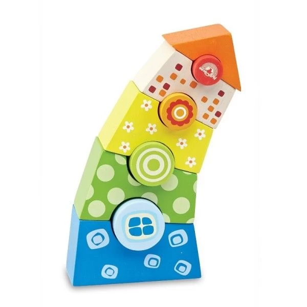 Jouet Tour De Formes à Empiler 'Tower Block Pizze' Wonderworld®- Jouets En Bois – Image 2