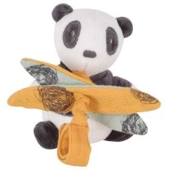 Petite Peluche Doudou Vibrant Panda En Fibre De Bambou Tikiri® - Peluche Bio
