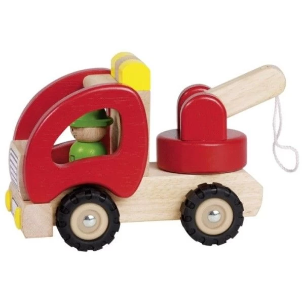 Jouets En Bois Dépanneuse Avec Pneus Goki® - Jouets En Bois