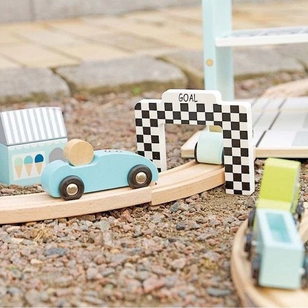 Jouets En Bois Circuit De Course De VoituresJabadabado® - Jeux Bois Enfants – Image 5