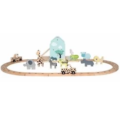 Jouets En Bois Coffret Circuit De Petites Voitures Safari Jabadabado® - Jeux Bois Enfants