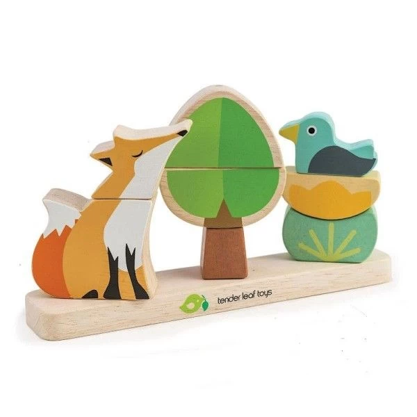 Jouets En Bois Empileur Magnétique Renard Tender Leaf Toys® - Jouets En Bois