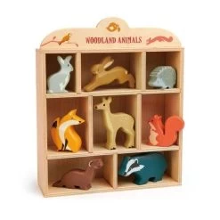 Jouets En Bois Figurines Les Animaux De La Forêt Tender Leaf Toys® - Animaux En Bois