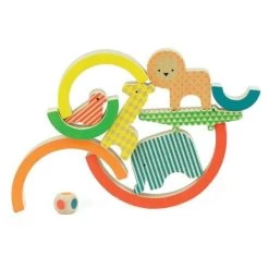 Jouets En Bois Jeu D'équilibre Arc-en-ciel Sauvage Petitcollage® -Jouets En Bois Bio