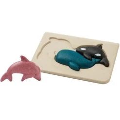Jouets En Bois Mon 1er Puzzle Animaux De La Mer Plantoys® - Jouet Enfants