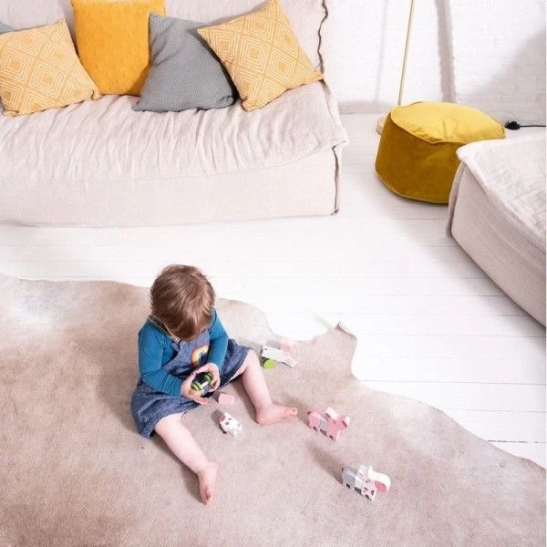 Jouets En Bois Set De 3 Animaux Magnétiques à Roulettes Scratch® - La Ferme – Image 7