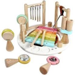 Jouets En Bois Table Musicale Pastel I'm Toy® - Porteur En Bois