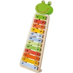 Jouets En Bois Xylophone Grenouille 12 Tons Métal Sevi 1831 - Jouet Musical
