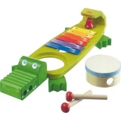 Jouets HABA® Crocodil Musicale- Jouet Musical En Bois