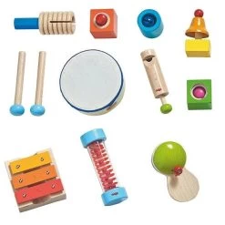 Jouets Instruments De Musique 'Coffret Rythmes' HABA® - Jouet Musical En Bois