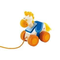 Mini Jouet En Bois à Traîner Cheval Sevi 1831 - Jouets En Bois