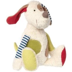 Peluche Coton Bio Sigikid®Chien Hund Green 32cm - Doudou Peluche Bio