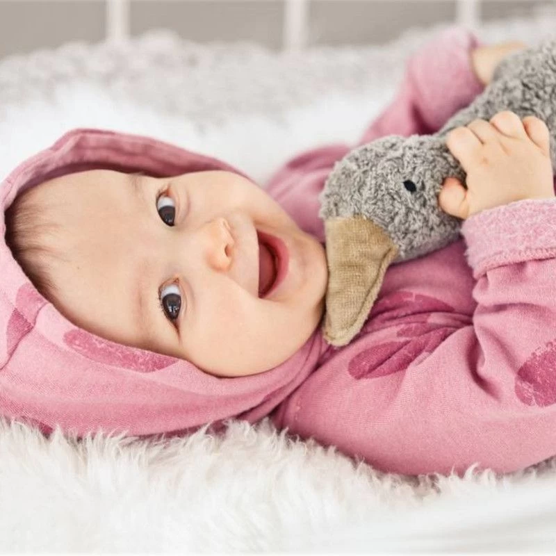 Peluche Bouillotte Sèche Oie Grise Coton Bio 47 Cm Senger® - Bouillotte Bio Naturel – Image 7