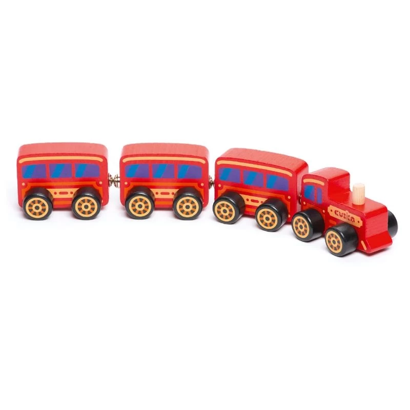 Petit Train En Bois Classic Express Cubika® - Jouets Bois – Image 2