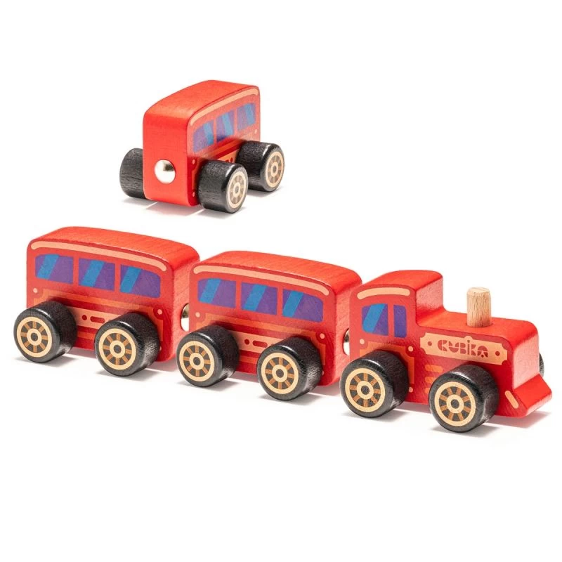 Petit Train En Bois Classic Express Cubika® - Jouets Bois – Image 3