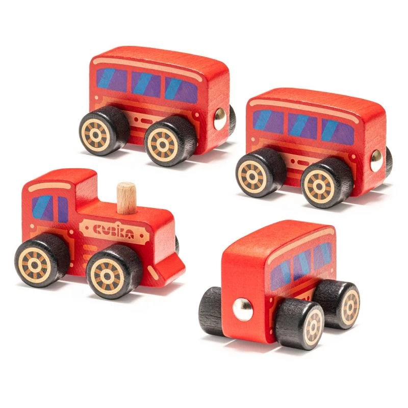 Petit Train En Bois Classic Express Cubika® - Jouets Bois – Image 4
