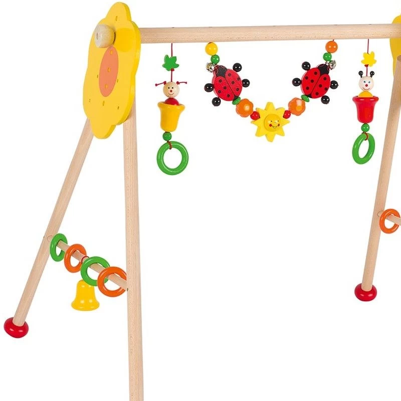 Portique D'activité En Bois Coccinelles Heimess® - Jouet Bébé 1 Mois – Image 2