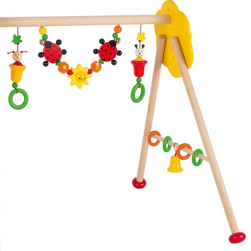 Portique D'activité En Bois Coccinelles Heimess® - Jouet Bébé 1 Mois – Image 3