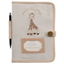 Protège Carnet De Santé Coton Bio Sophie La Girafe® So'Pure-Vulli®