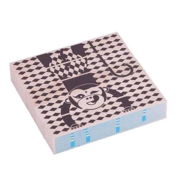 Puzzle 4 En1 Animals Blocks Les Jouets Libres® - Jouets En Bois Français – Image 3