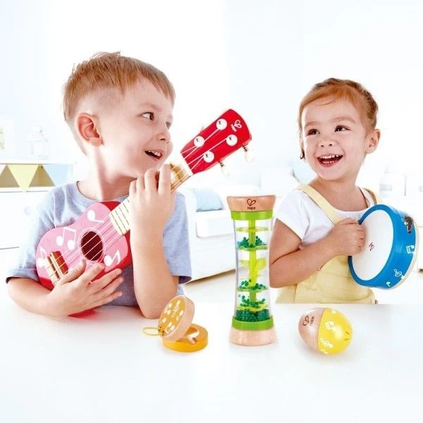 Set Petit Musiciens 5 Instruments En Bois Hape®- Jouets En Bois – Image 2