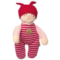 Poupée De Chiffon Lutin Rose 25 Cm Coton Bio Sigikid® - Doudou Poupée Bio