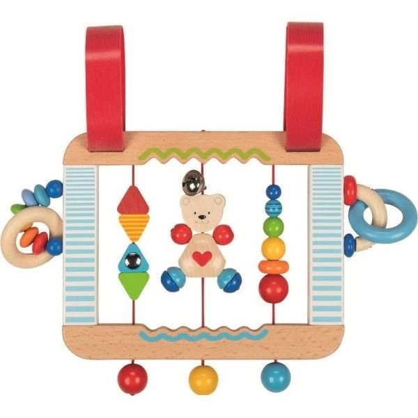 Tableau D'activité En Bois Ourson Petit Cœur Heimess® - Jouets Bois