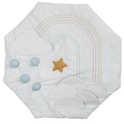 Tapis D'éveil & Activités Arc En Ciel Fabelab® Coton Bio GOTS- Jouet Bio Scandinave
