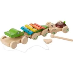 Train Musical Crocodile EverEarth® - Jouets Bois