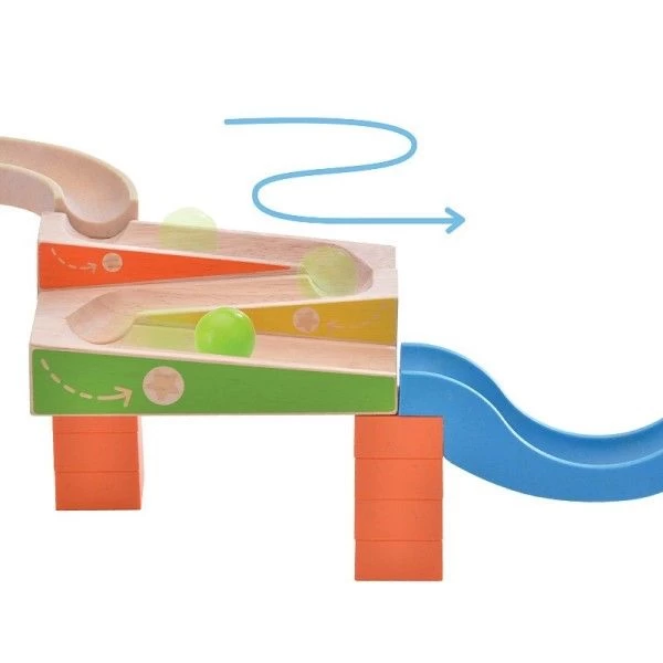 Wonderworld® Circuit à Billes Toboggan Lumineux Trix Track - Circuit Billes – Image 2